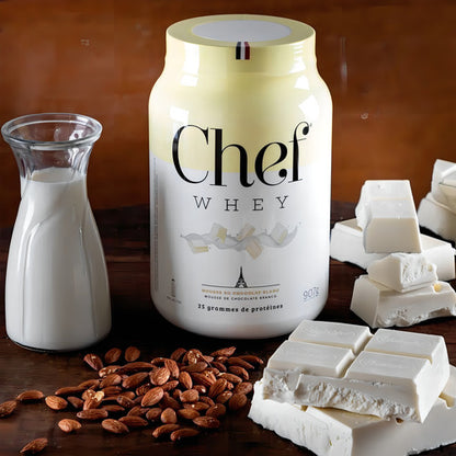 Chef Whey Zero Lactose 907g - Mousse de Chocolate Branco