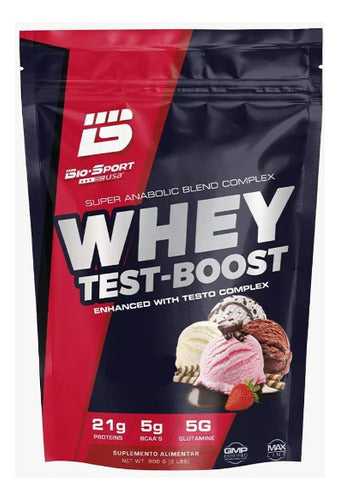 Whey Test-Boost 900g (Refil) - Cookies & Cream | Bio Sport