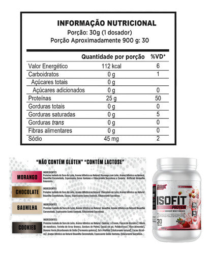 ISOFIT 900G MORANGO NUTREX