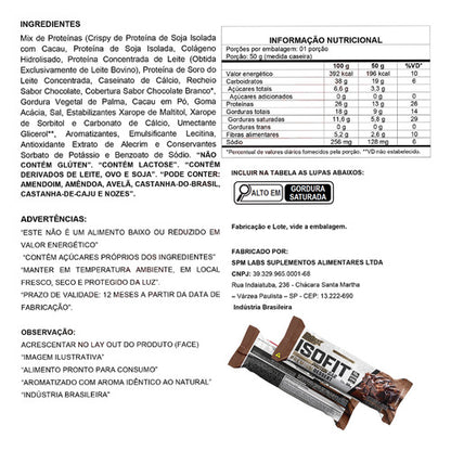 Isofit Protein Bar (Caixa 12un) - Chocolate Brownie | Nutrex