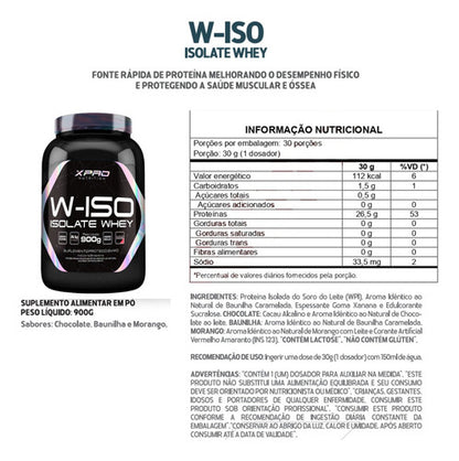 W-ISO ISOLATE 900GR BAUNILHA