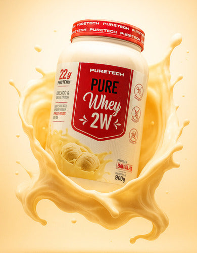 Whey Pure 2W 900g - Baunilha | Puretech