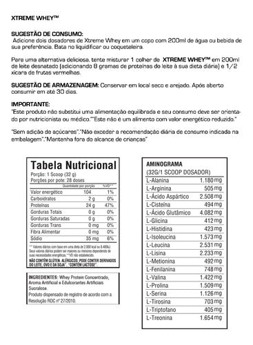 Xtreme Whey 908g - Baunilha | Blend Proteico Bio Sport
