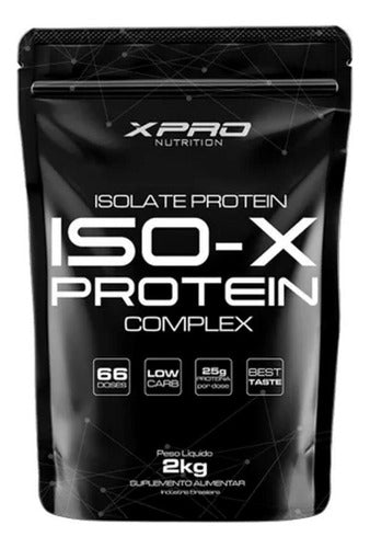 Iso-X Protein Blend 2kg Refil Morango | XPro Nutrition