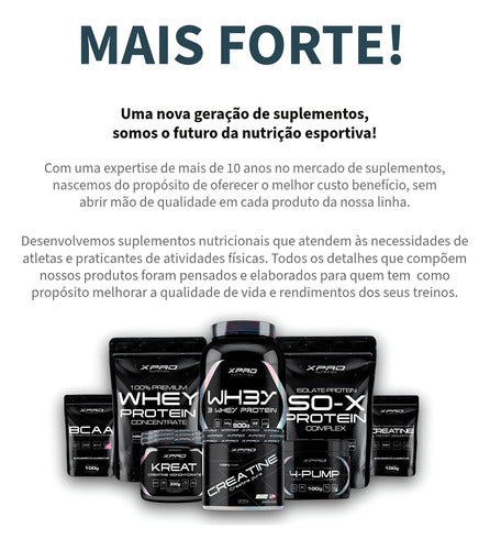 Iso-X Protein Blend 2kg Refil Morango | XPro Nutrition