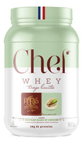 CHEF WHEY 800G CHOCOLATE BRANCO C/ PISTACHE