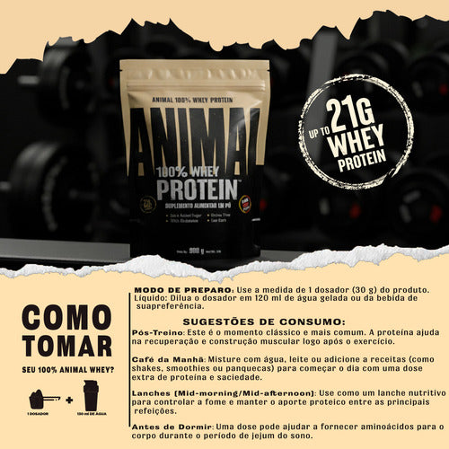 Animal Whey Protein 900g (Refil) - Banoffee Pie | Nova Fórmula