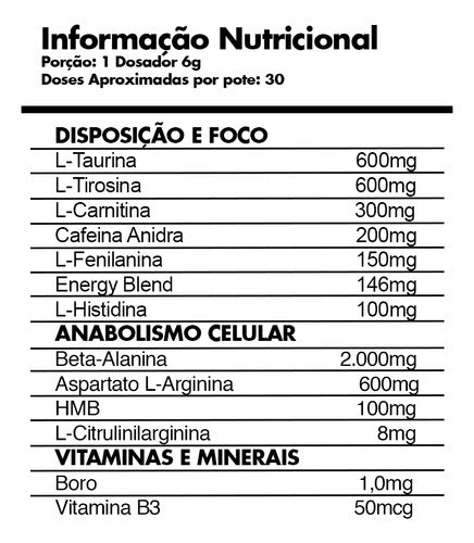Hemo Rage Unleashed 180g - Ponche de Frutas | Pré-Treino | Nutrex