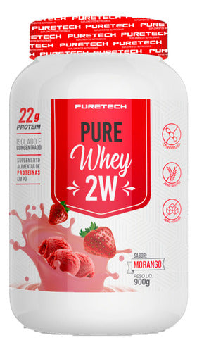 WHEY PURE 2W PURETECH 900G MORANGO POTE