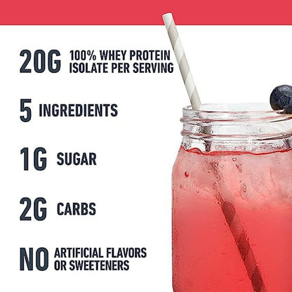 Isopure Infusions 400g - Frutas Vermelhas | A Proteína Refrescante