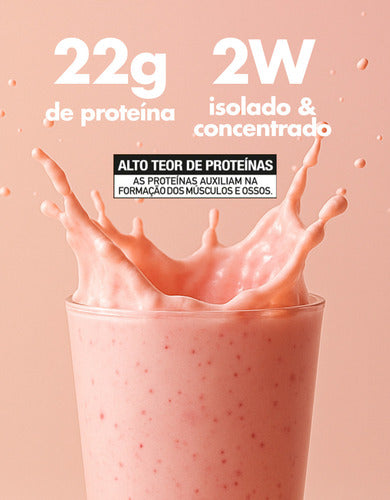 WHEY PURE 2W PURETECH 900G MORANGO REFIL