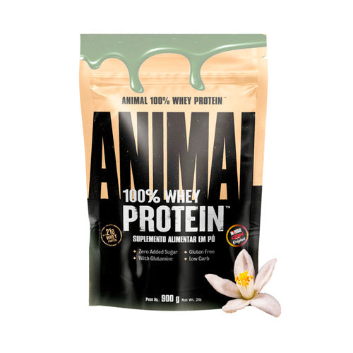 100% WHEY PROTEIN 900G SORVETE DE PISTACHE COM FLOR DE LARANJA ANIMAL *NOVA FORM