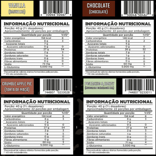 100% Whey Protein 900g (Refil) - Mousse de Pistache com Mel | Nutrex