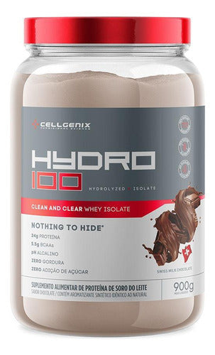 HYDRO 100 900G CHOCOLATE SUICO - CELLGENIX