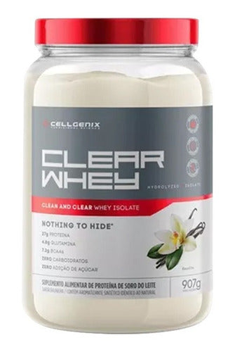 Clear Whey Isolado e Hidrolisado 900g - Baunilha | A Proteína Refrescante