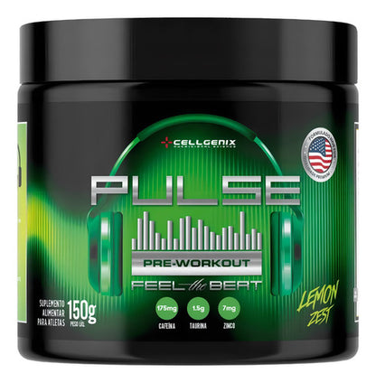 Pré-Treino Pulse 150g Lemon Zest | Cellgenix