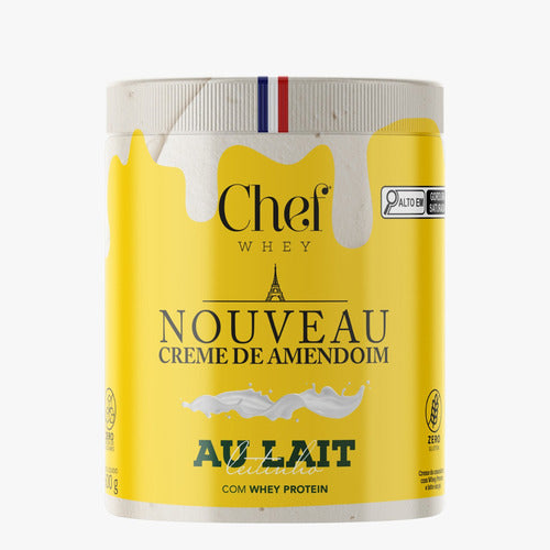 Pasta de Amendoim Sabor Leitinho 600g - Com Whey | Chef Whey