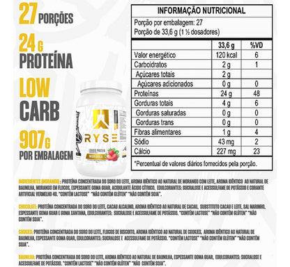 LOADED PROTEIN 907 G MORANGO - RYSE SUPPS
