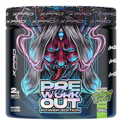 Xtreme Pre-Workout 300g Maçã Verde - Explosão de Energia | XPro Nutrition