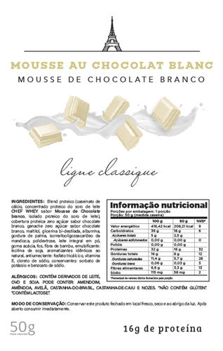 Barra de Proteína Chef Whey (Caixa 12un) - Mousse de Chocolate Branco