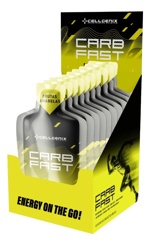 CarbFast Gel (Caixa 10 Sachês) - Frutas Amarelas | Energia Rápida
