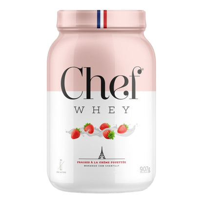 CHEF WHEY 907G FRAISES v  LA CRv ME FOUTTv E (MORANGO C/ CHANTILLY)