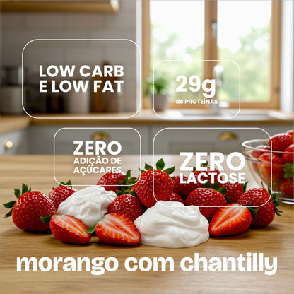 CHEF WHEY 907G FRAISES v  LA CRv ME FOUTTv E (MORANGO C/ CHANTILLY)