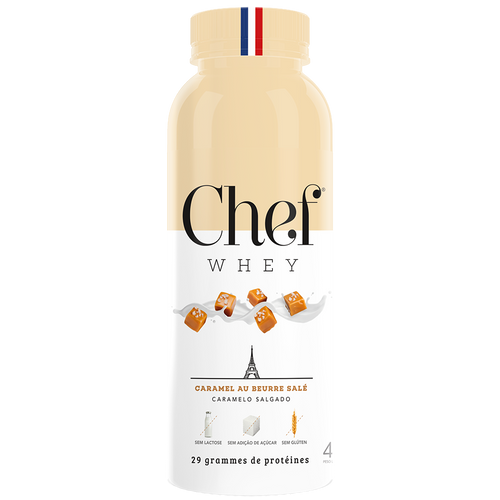 Dose Única Chef Whey 40g - Caramelo Salgado | Zero Lactose