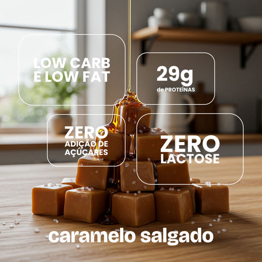 Dose Única Chef Whey 40g - Caramelo Salgado | Zero Lactose