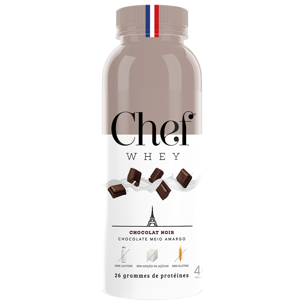 Dose Única Chef Whey 40g - Chocolate Amargo | Zero Lactose