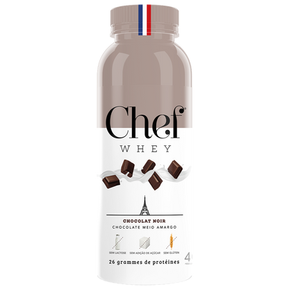 Dose Única Chef Whey 40g - Chocolate Amargo | Zero Lactose