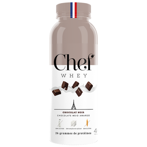 Dose Única Chef Whey 40g - Chocolate Amargo | Zero Lactose