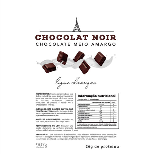 Dose Única Chef Whey 40g - Chocolate Amargo | Zero Lactose