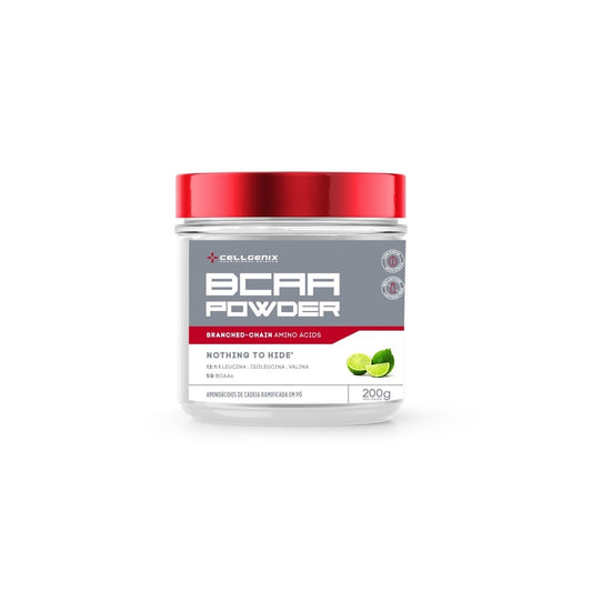 BCAA Powder 200g - Limão | Recuperação Muscular | Cellgenix