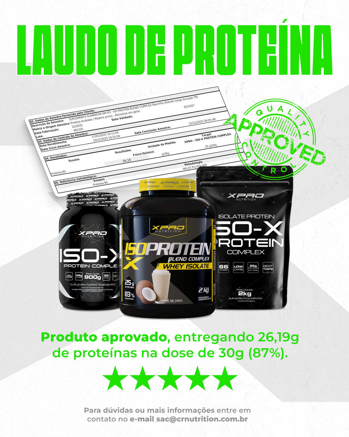 ISO PROTEIN BLEND COMPLEX 2 KG COOKIES XPRO - LINHA AMARELA