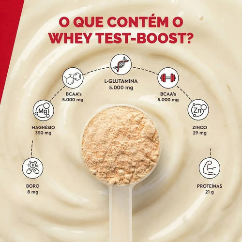 Whey Test-Boost 900g (Refil) - Baunilha | Bio Sport