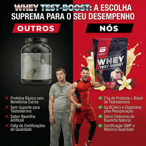 Whey Test-Boost 900g (Refil) - Baunilha | Bio Sport