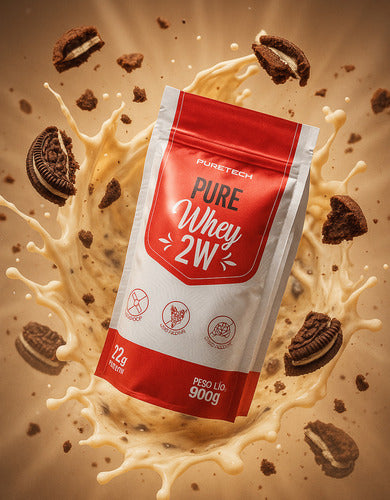 WHEY PURE 2W PURETECH 900G COOKIES REFIL