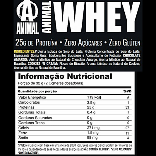 ANIMAL WHEY 907G COOKIES AND CREAM