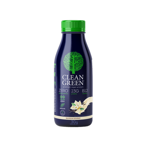 Dose Única Clean Green 30g - Baunilha Gourmet | Proteína Vegana Cellgenix