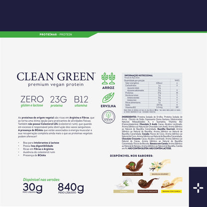 MONODOSE CLEAN GREEN BAUNILHA GOURMET - CELLGENIX