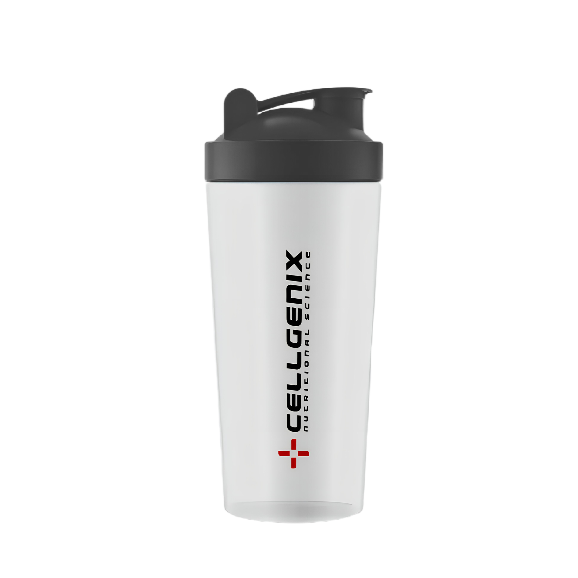 COQUETELEIRA TRANSPARENTE COM TAMPA PRETA E VERM 700ML - CELLGENIX