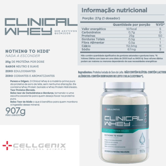 CLINICAL WHEY - 907G - CELLGENIX
