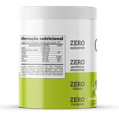 Creatina + HMB 300g Maçã Verde | Chef Whey