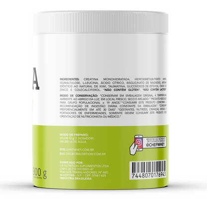 Creatina + HMB 300g Maçã Verde | Chef Whey