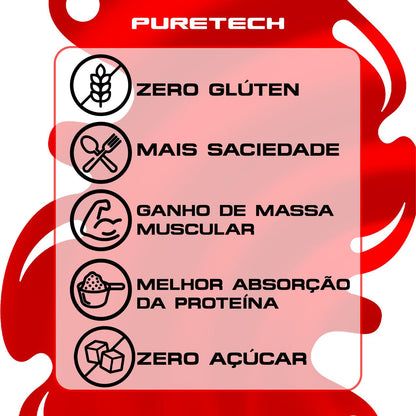 100% PURE WHEY PURETECH 900G COOKIES  N CREAM REFIL