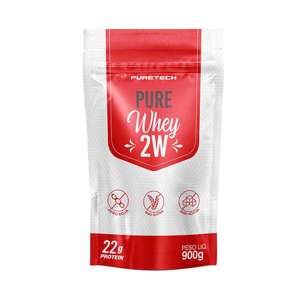 WHEY PURE 2W PURETECH 900G BAUNILHA REFIL