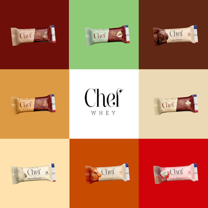 DISPLAY CHEF WHEY BAR MOUSSE CHOCOLATE BRANCO 12 UNIDADES