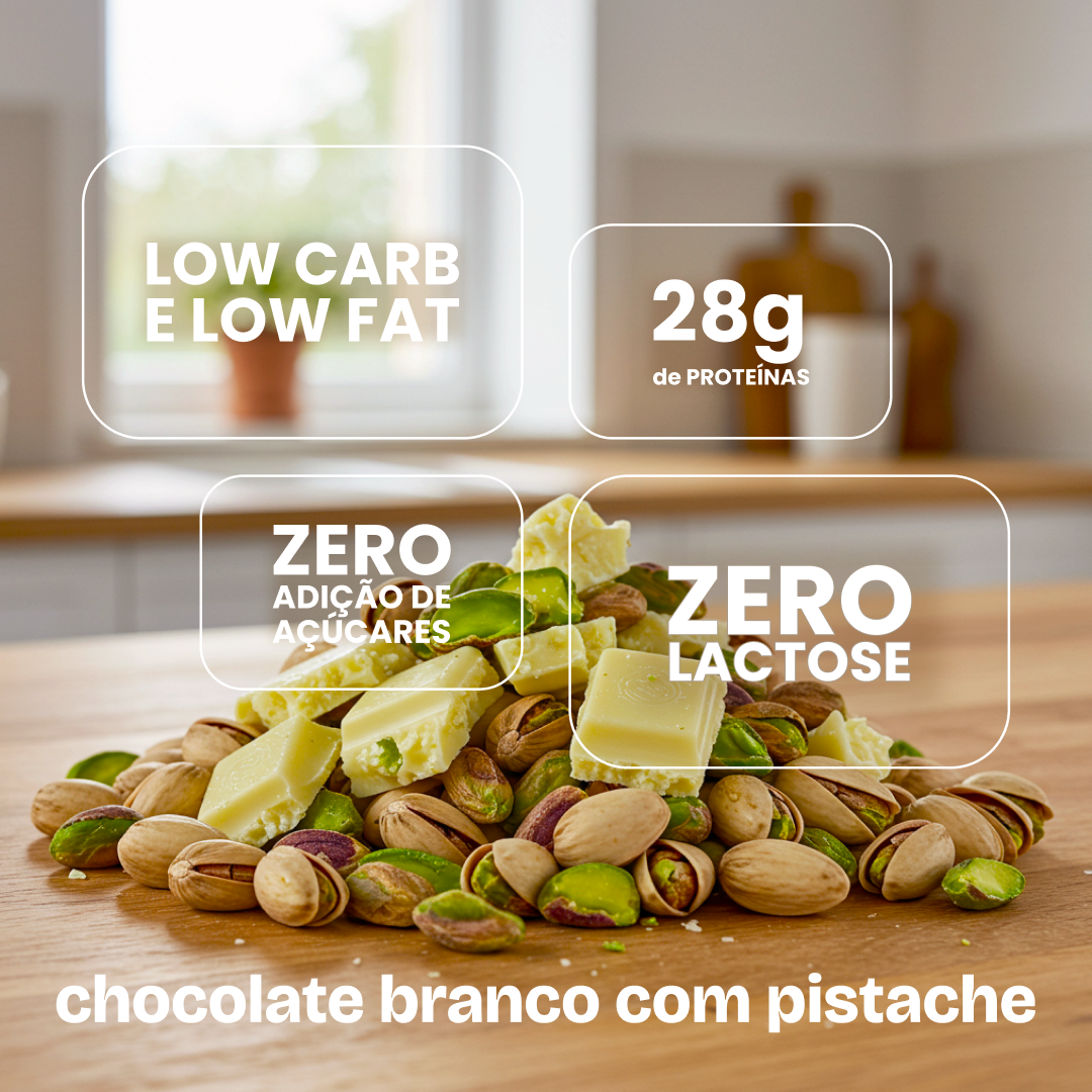 CHEF WHEY 800G CHOCOLATE BRANCO C/ PISTACHE
