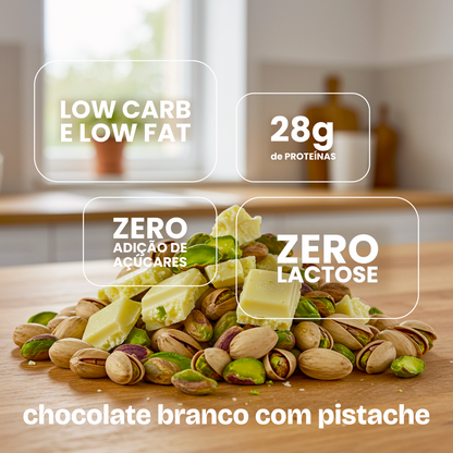 CHEF WHEY 800G CHOCOLATE BRANCO C/ PISTACHE